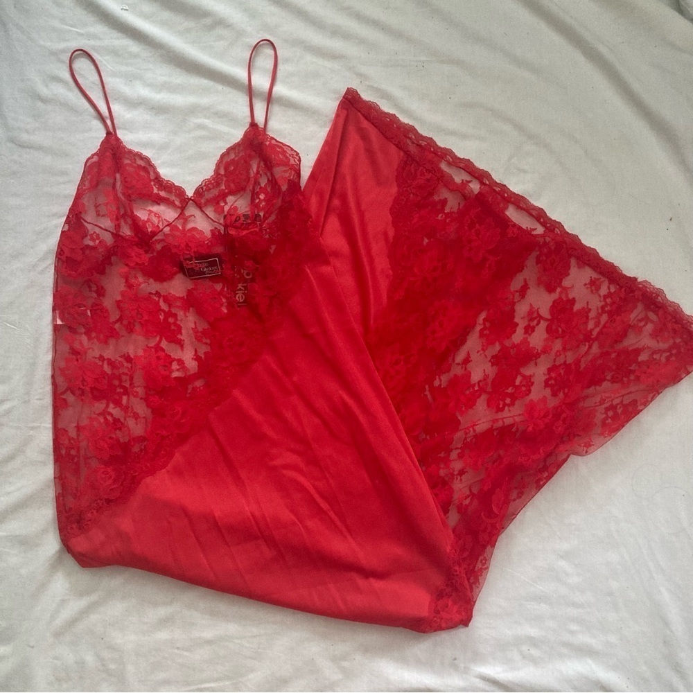 Vintage NWT Bob Mackie for Glydons Lace Slip Dress Old Hollywood Glam Lingerie M - Picture 9 of 14